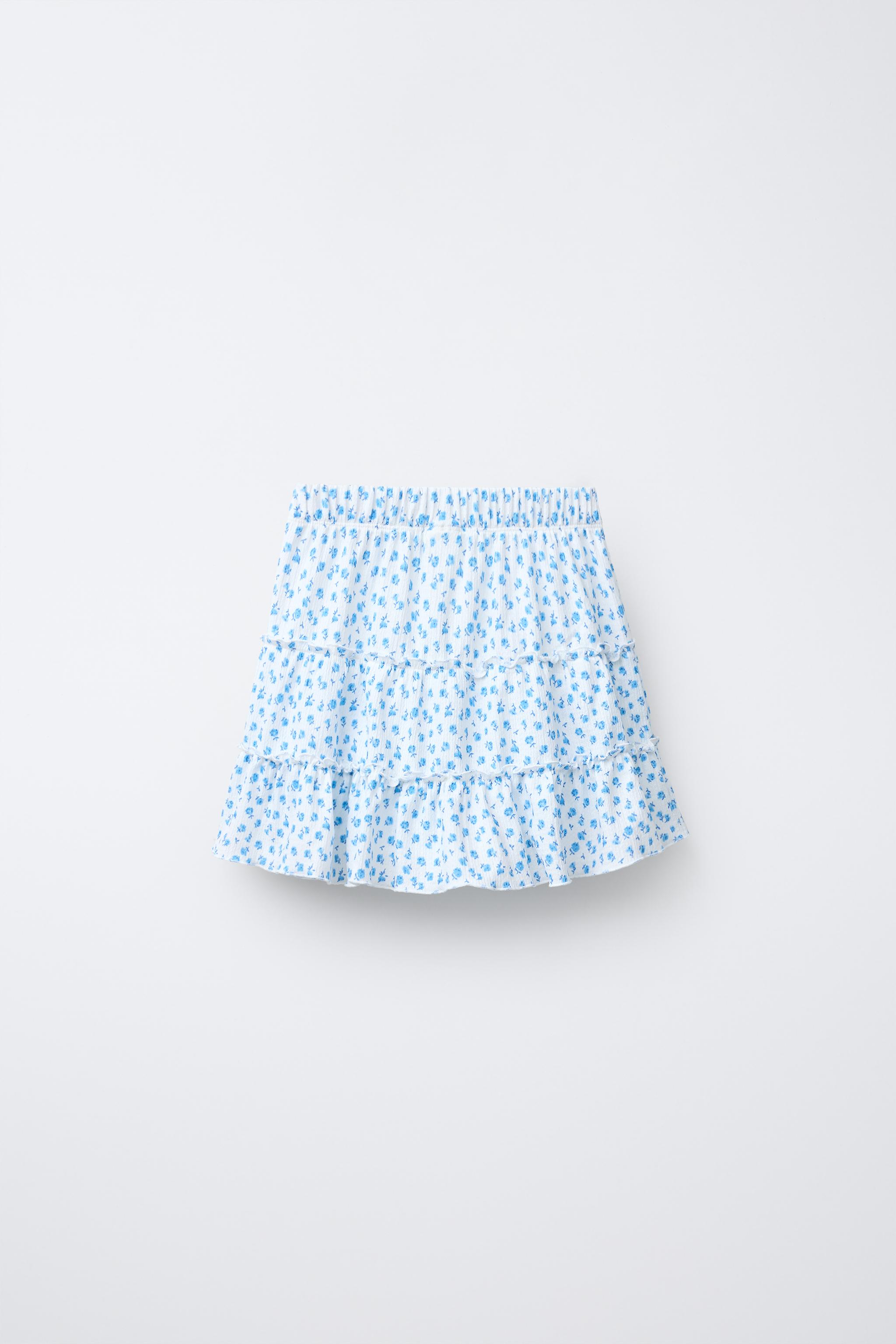 TEXTURED PRINT SKORT
